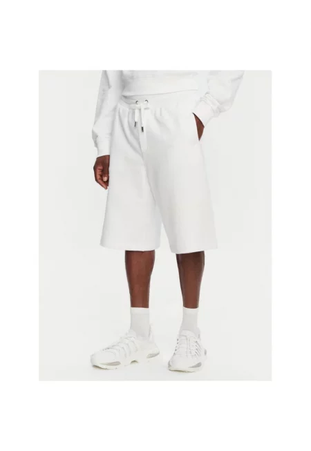 Мъжки спортни шорти Dolce Gabbana - GVUZAT G7NTZ - памук - 50 EU - бял