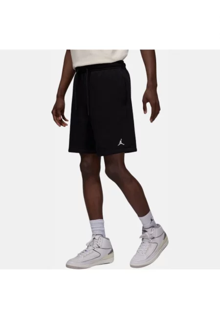 Мъжки спортни шорти -  Fleece - Черни