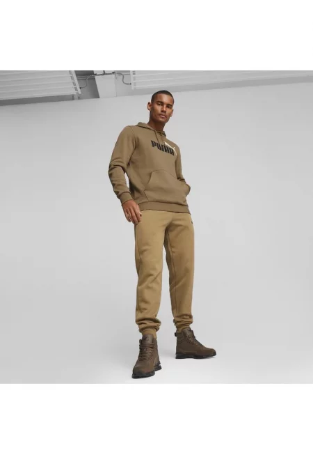 Мъжки суичър  ESS+ 2 Col Big Logo Hoodie - Памук - Сив - Сив