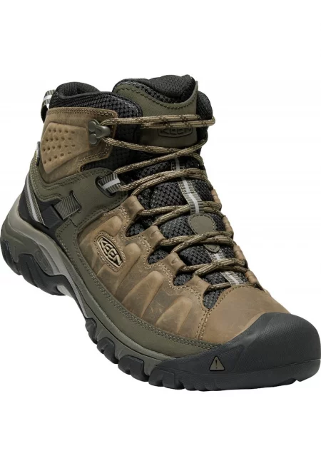 Мъжки трекинг обувки -  Targhee III MID WP - Естествена кожа - Кафяво/Черно - Черен/Кафяв