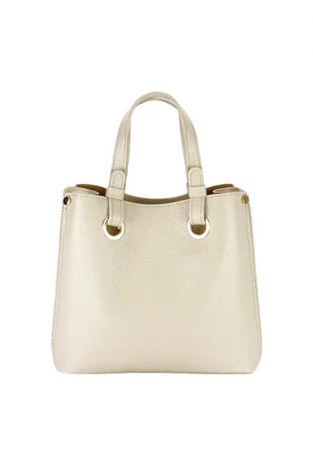 Офис/ежедневна чанта от естествена кожа B-8916 129 - Бежов