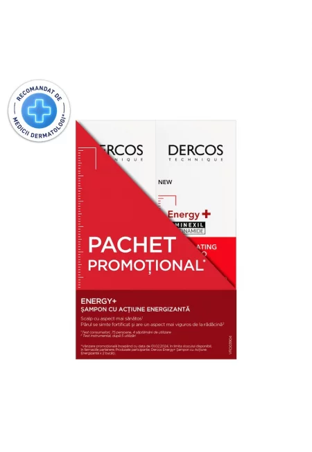 Пакет: 2 х  Dercos Шампоан 200 мл