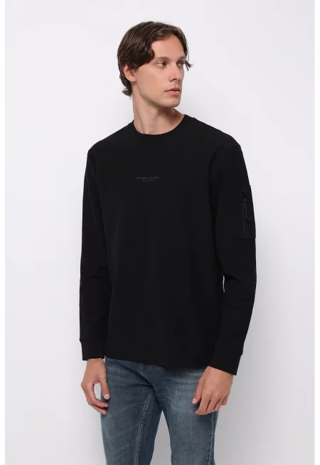 Памучна свободна блуза