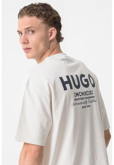 Памучна тениска Nalono с лого