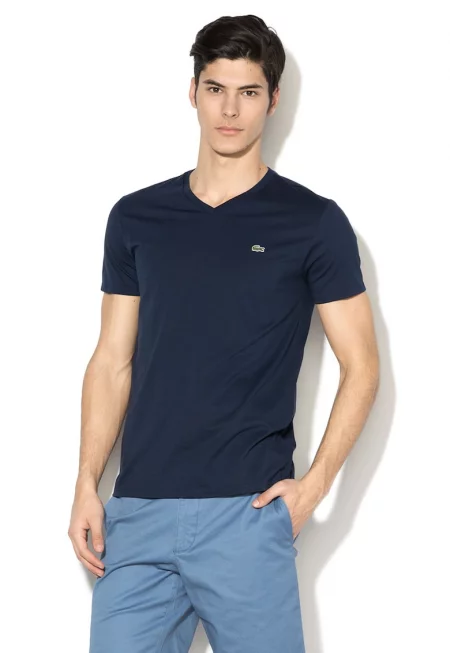 Памучна тениска с шпиц