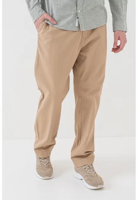 Панталон с паднало дъно - Бежов