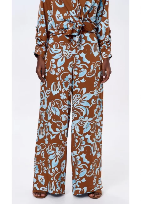 Панталони Safira с широка кройка