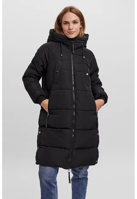 Подплатено зимно яке Aura с качулка