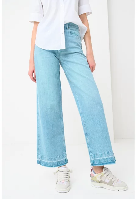 Прави дънки Marlene - Светлосин