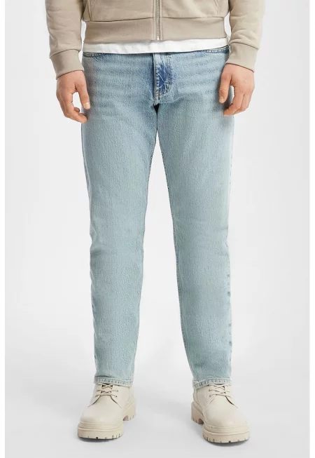 Прави дънки с 5 джоба - Светлосин