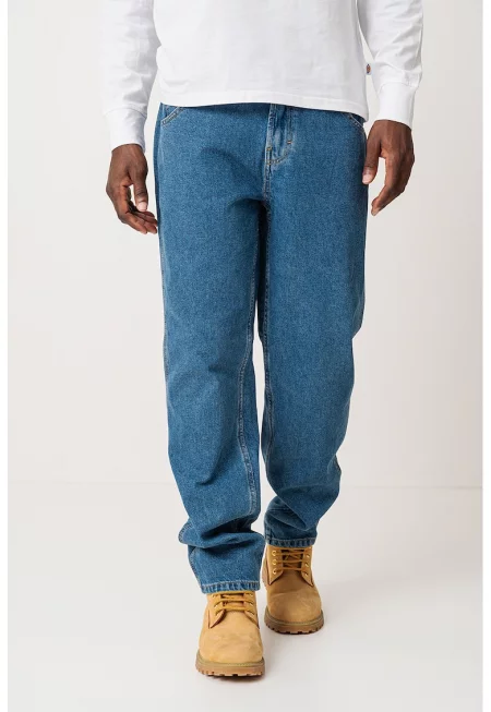 Прави дънки с ниска талия - Син