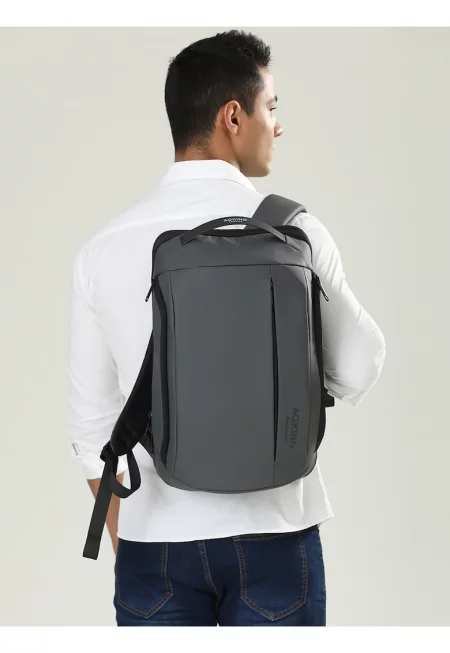 Раница с джобове - Сив