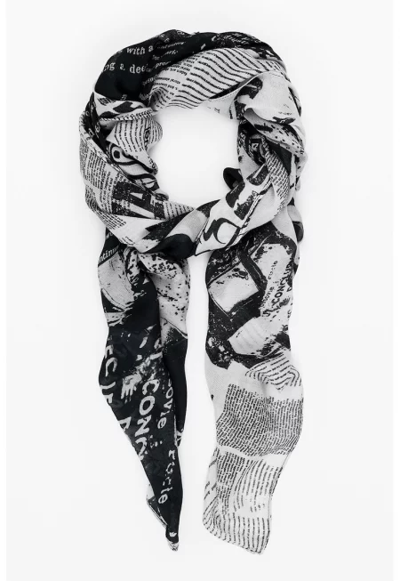 Шал с десен