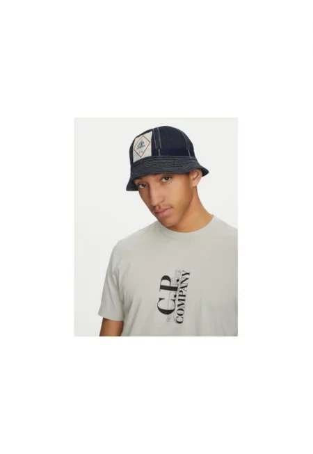 Шапка за мъже - CP Company - 305256454 - Памучна - L - Синя
