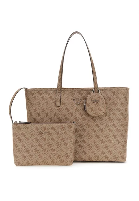 Шопинг чанта с монограм и две отделящи се несесери