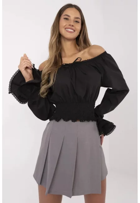 Skort With Back Elastic Insert