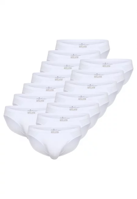 Слипове с памук - 14 чифта - Бял