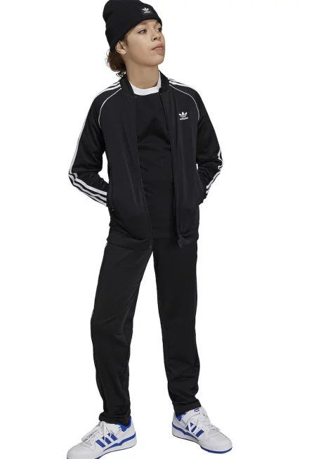 Суитшърт с цип и бродирано лого