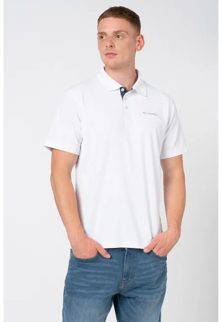 Тениска Utilizer™ UPF 30 с яка - Бял