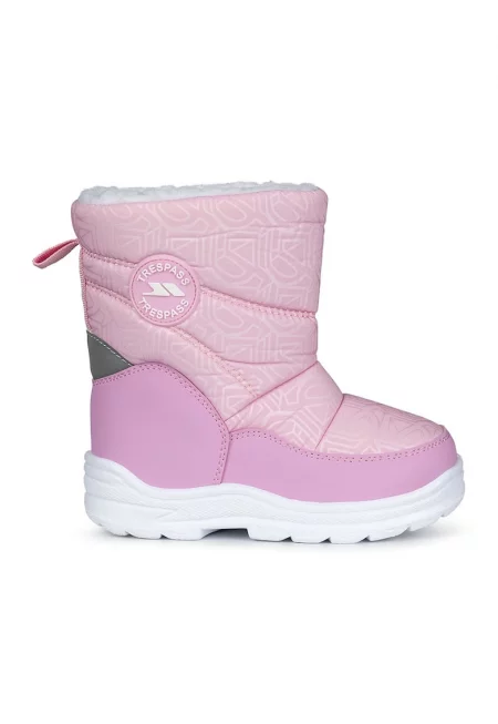 Трекинг зимни ботуши Snowflake - Розово