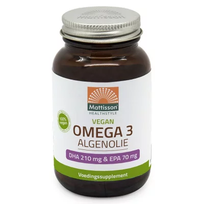 Веган Омега-3 от водорасли, DHA 210 mg/ EPA 70 mg х 60 капсули