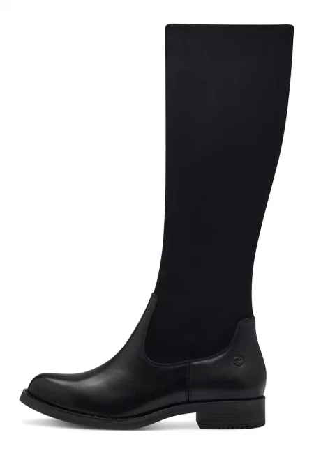 Високи ботуши от кожа и еко кожа