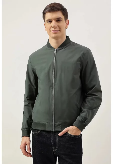 Яке бомбър с джобове встрани