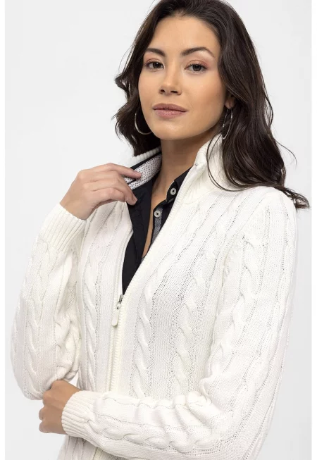 Жилетка с цип и плетка осморка