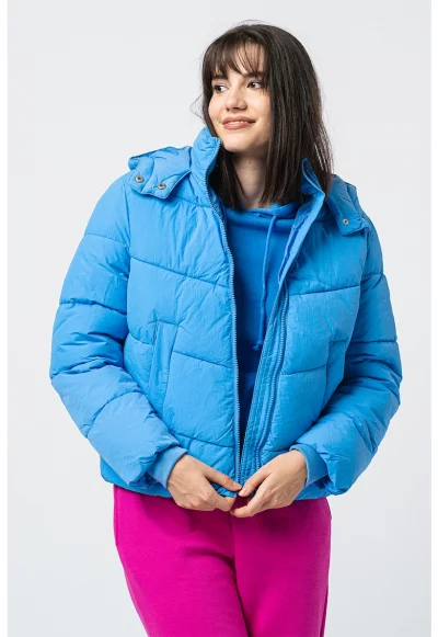 Зимно капитонирано яке Jamilla с качулка