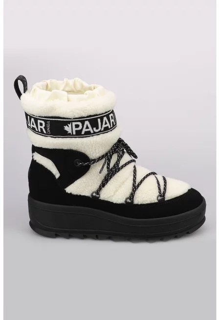 Апрески Galaxy от еко набук и тектил - Слонова кост