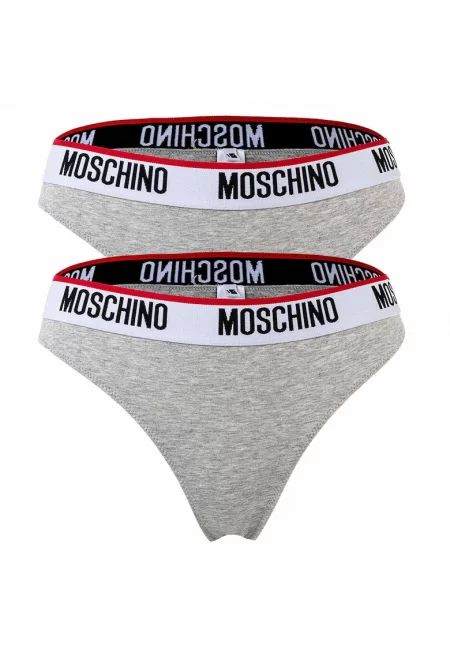 Бикини тип бразилиана - 2 чифта - Сив