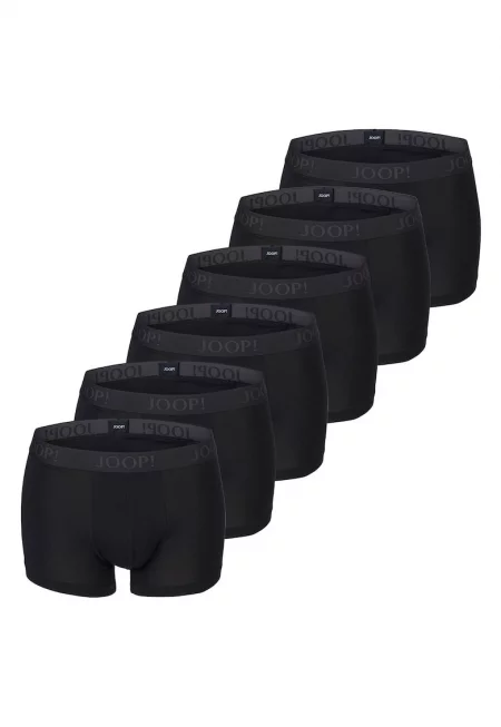 Боксерки с памук - 6 чифта - Черен