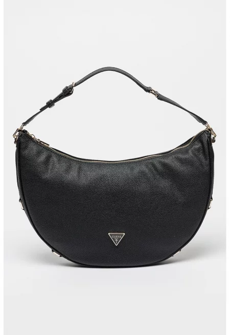 Чанта хобо Emera от еко кожа - Черен