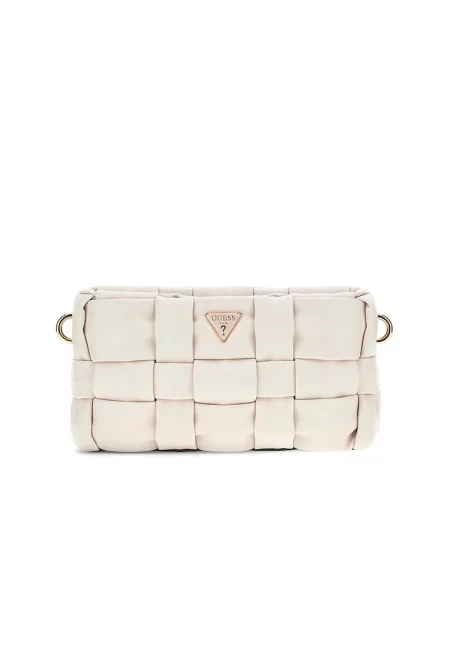 Чанта през рамо със сплетен ефект