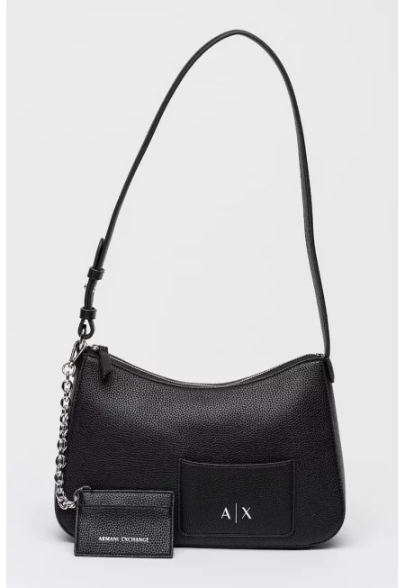 Чанта за рамо от еко кожа и калъф за карти