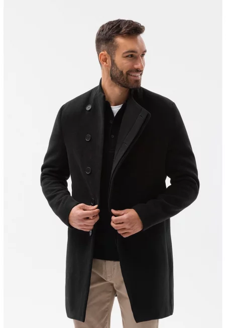 Дълго палто с копчета