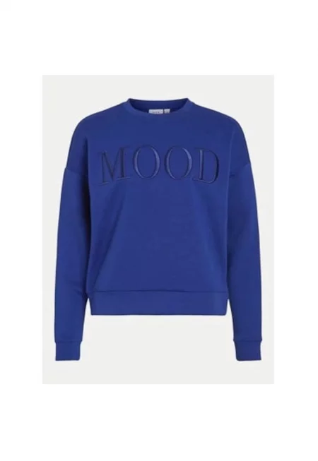 Дамска блуза -  304769672 - Рециклиран полиестер/Полиестер - Син - Син