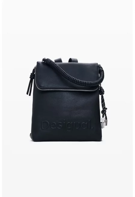 Дамска черна раница 25SAKP46