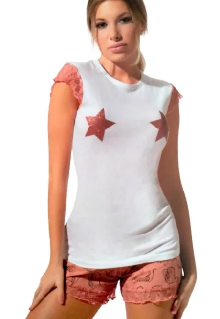 Дамска къса пижама модел 33098