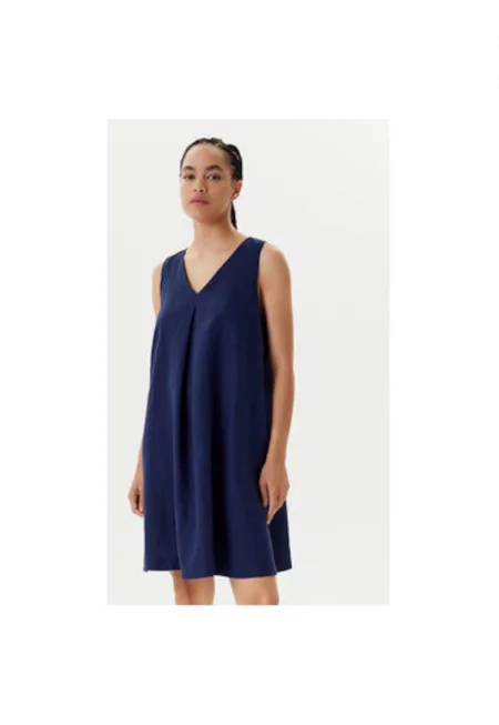 Дамска лятна рокля  4AGHDV0AX - In - L INTL - Тъмносин - Тъмносин