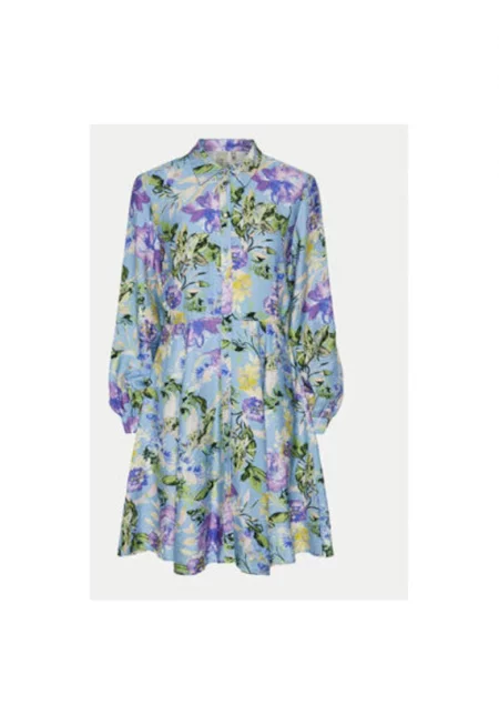 Дамска рокля -  304929243 - Вискоза - Многоцветен