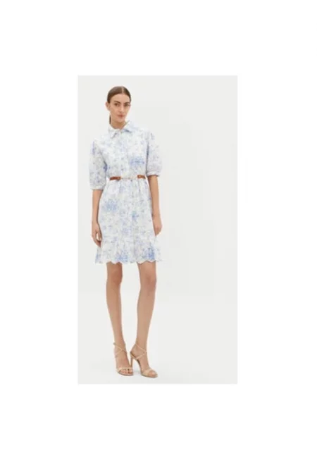 Дамска рокля - Фракомина - 45795 - Бял