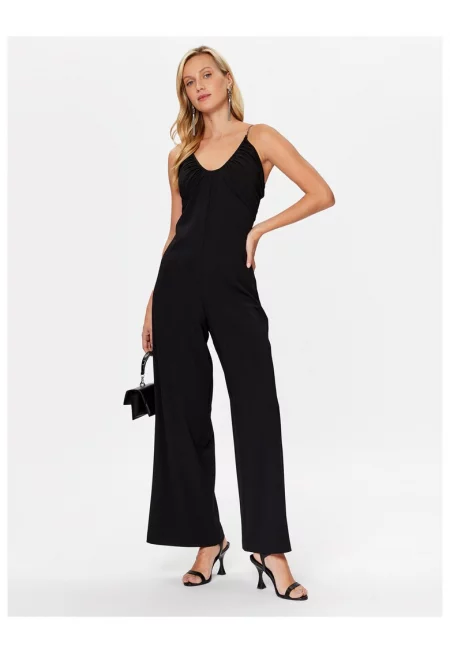 Дамска рокля -  Полиестер - 302464883 - Черен