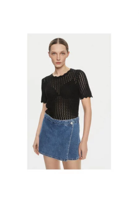 Дамска тениска -  304164156 - Памук - Черен - Черен