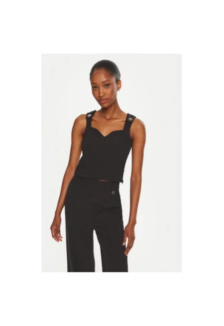 Дамска тениска -  304725012 - Полиестер - Черен - Черен