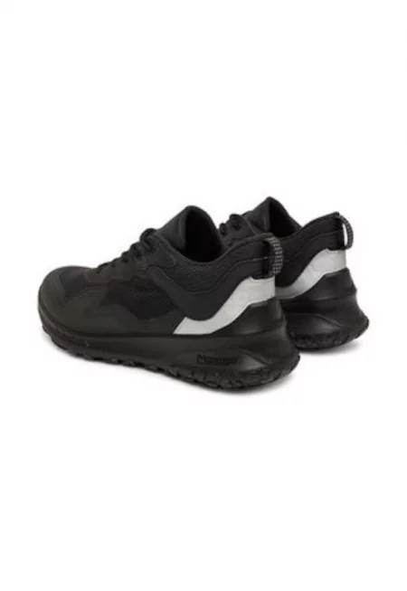 Дамски маратонки  текстил - черен/сребрист