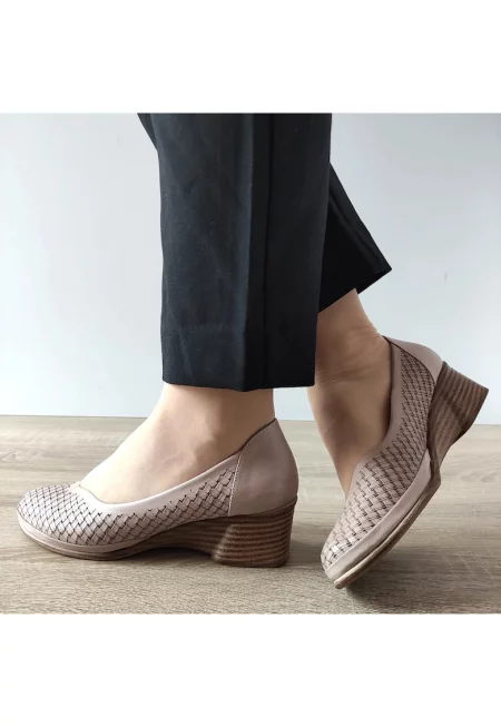 Дамски обувки  101-05 - Pink Beige Mink - 36 - Розово/Hюд цвят