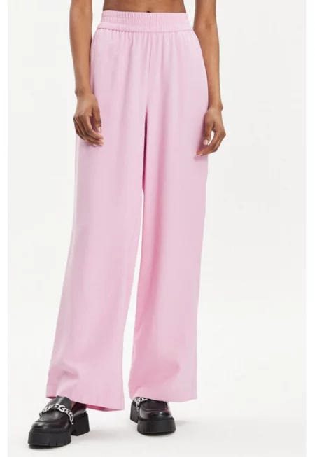 Дамски панталон -  303613495 - Вискоза - Розов