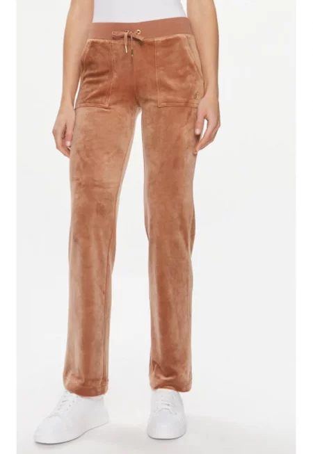 Дамски панталон -  303903961 - Полиестер - Кафяв