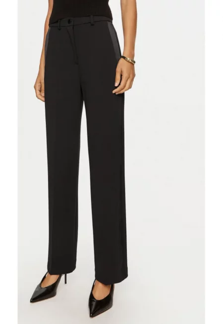 Дамски панталон -  304725654 - Полиестер - Черен
